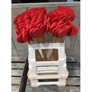 HARTJE OP STOK RED 60CM