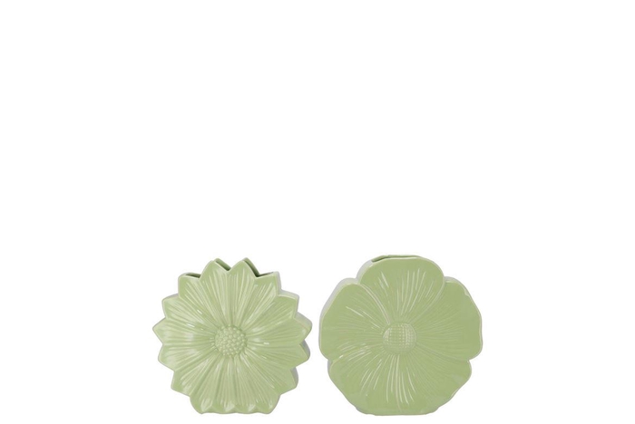 <h4>Bloom Green Vase Daisy Ass 10x5x10cm</h4>