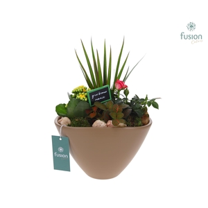 Keramiek bootpot met arrangement Grootmoederdag