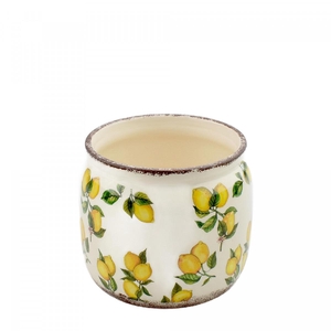 Keramiek Exclusief Lemon pot d15*12.5cm