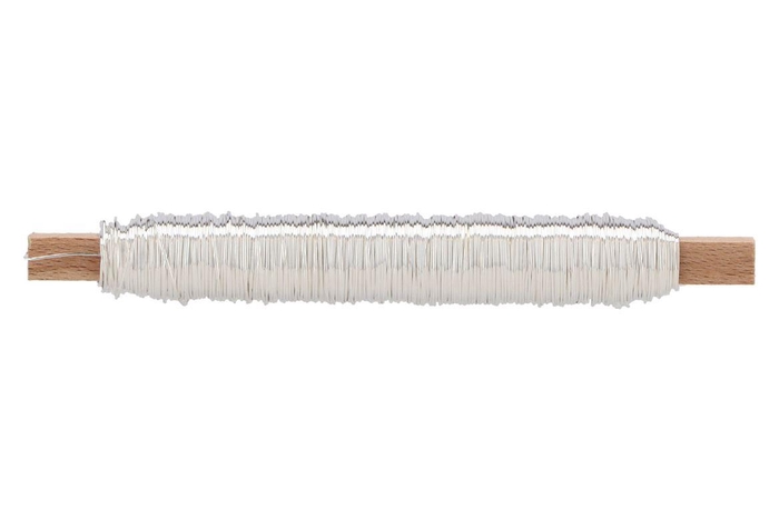 Floristry Wire Silver Copper 100 Gram P/1
