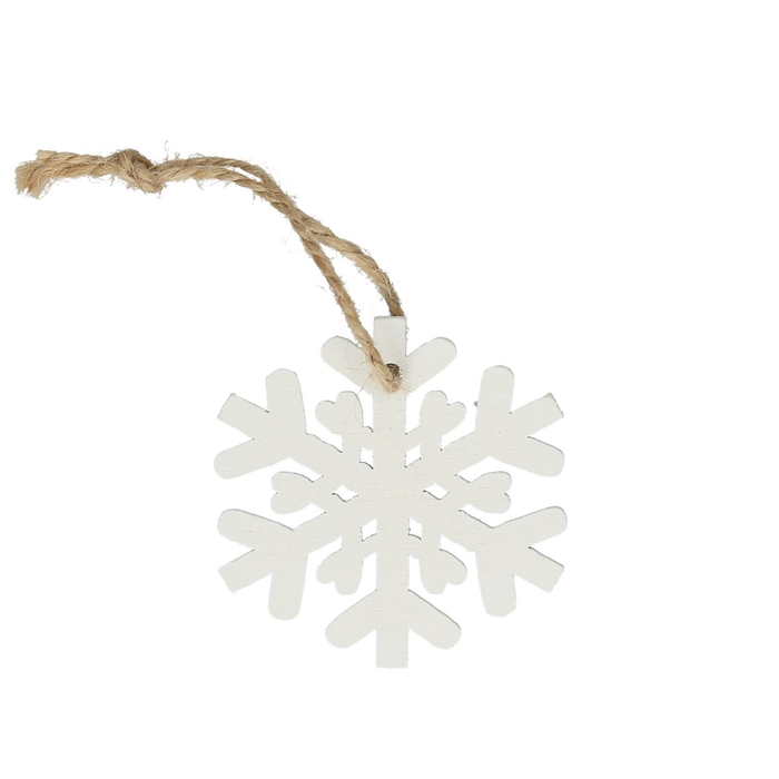 <h4>Christmas Deco hanging flake d05*5cm x24</h4>