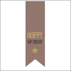 Labels Sticker 25*85mm x250 H.Birthday