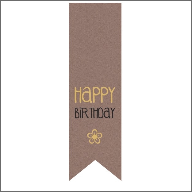 <h4>Labels Sticker 25*85mm x250 H.Birthday</h4>