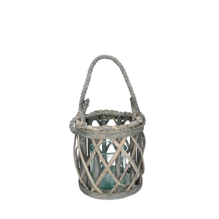 <h4>Lantern Hamada+glass d16*15cm</h4>