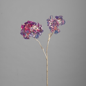 AF Irid. Hydrangea Spray/2 L62