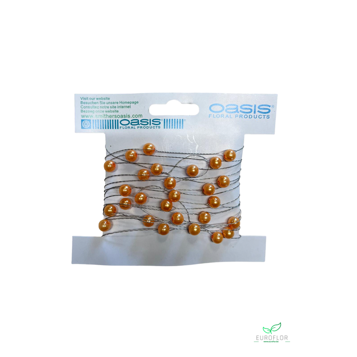 <h4>OASIS PEARLS ON WIRE APRICOT 3M</h4>