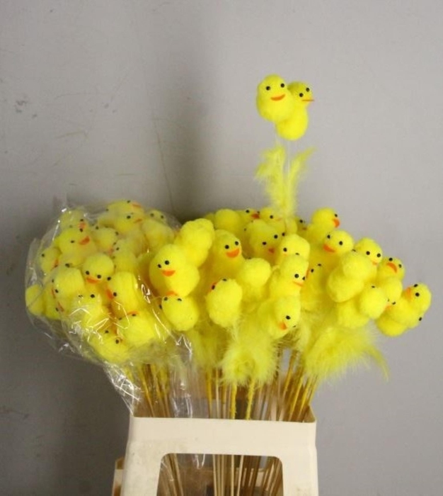 <h4>Stick Easter Feather+2 Chicken</h4>