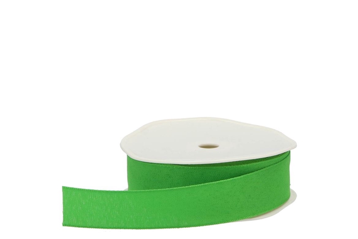 <h4>Ribbon Textile (nr.65) Green 25mm A 20 Meter</h4>