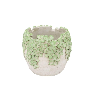 Dante Light Green Pot Bloom 15x15x13cm