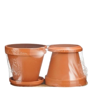 Outdoor Terracotta pot S/2 d15*16cm