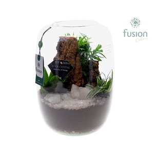 Green Bottle Isabella XLarge Edelstenen met arrangement