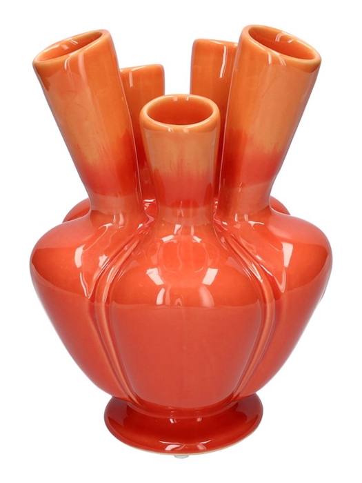 <h4>Vase Talia d19xh26 orange/cherry</h4>