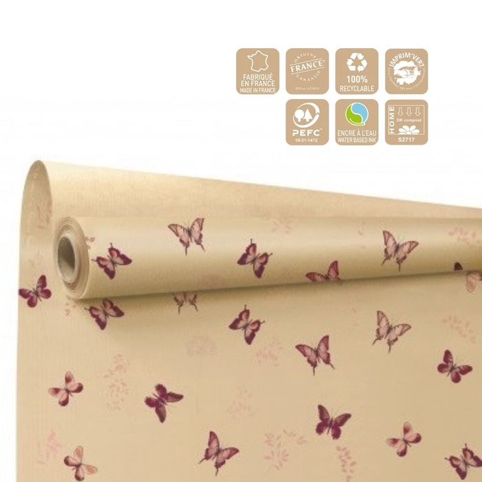 <h4>Papier Rol 80cm 40m Floraison</h4>