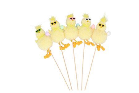 <h4>Easter Fun Pick Yellow Duck Sunny Ass 6x40cm</h4>
