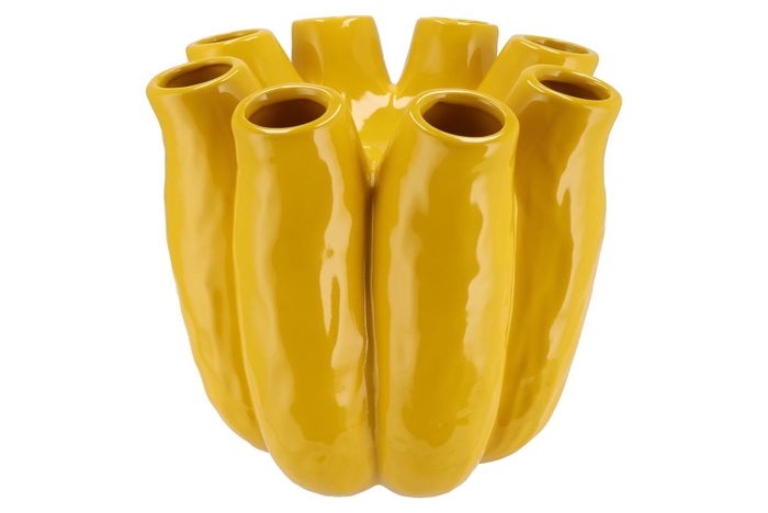 <h4>Luna Yellow Tube Vase 28x28cm Nm</h4>