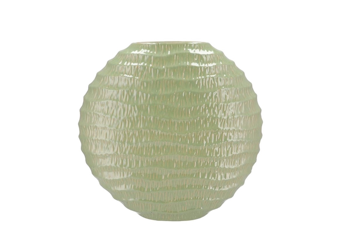 <h4>Lima Pistache Vase Oval 31x12x30cm</h4>