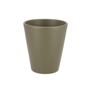 Ceramic Orchid Pot Capers Green 15cm