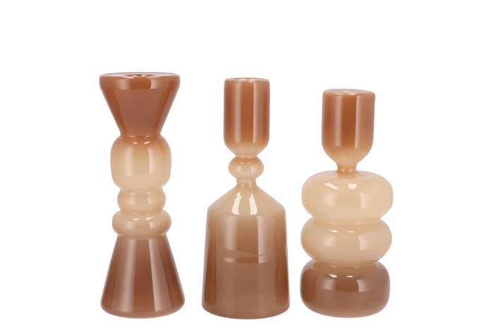 <h4>May Naturel Brown Vase Curves Ass 8x8x21cm</h4>