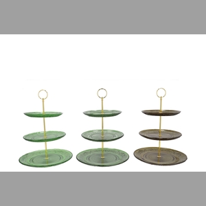 Dayah Green Mix Cake Shelf Ass 18/20/25x33cm