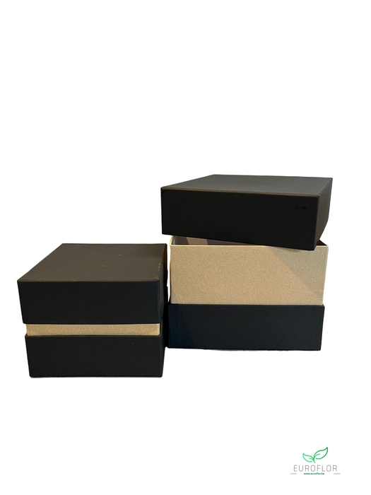 HOEDENDOOS CUBE 2BOXES 14,5X14,5XH11,7 18,5X18,5XH13,7