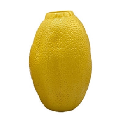 Glass vase Lemon d20*30cm