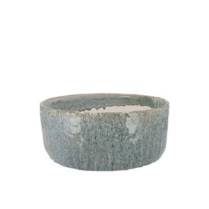 Iron Stone Blue Bowl Round 26x26x12cm