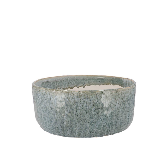 <h4>Iron Stone Blue Bowl Round 26x26x12cm Nm</h4>