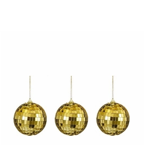 Kerstbal Spiegelbal 80mm x3