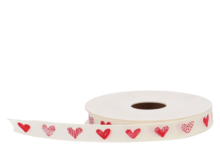 <h4>Ribbon Sweet Harts Red 15mx12mm</h4>