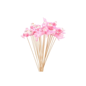 Pick Bird On Stick Pink P/1 11x4x50cm