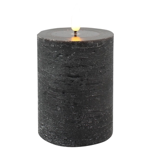 DF12-BD-75235 - Led candle 75x100mm black melting