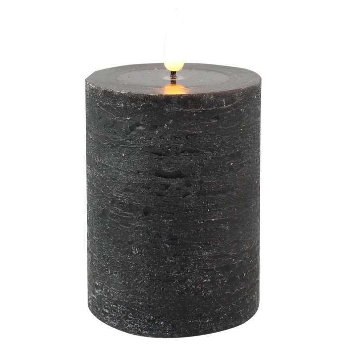 DF12-BD-75235 - Led candle 75x100mm black melting