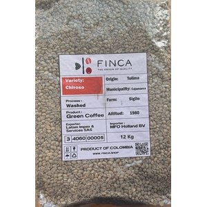 Green Coffee Caturra Chiroso Washed - Bags x12 Kg