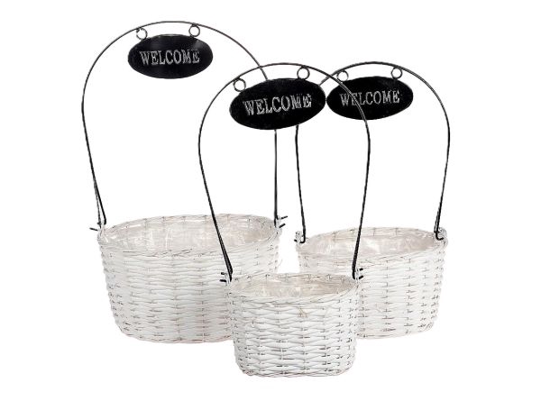 Basket Welcome S/3 Ov L29W23H48