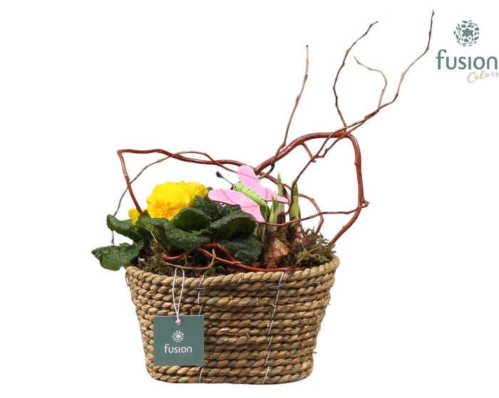 <h4>Mand zeegras ovaal Voorjaar met Arrangement</h4>