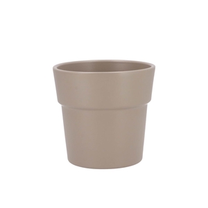 Ceramic Orchid Pot Stone Grey 13cm