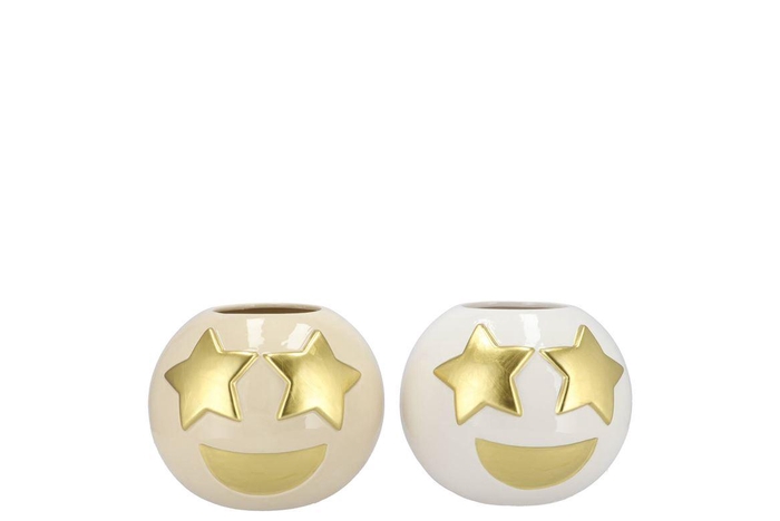 <h4>Smiley Cozy Sand Vase 11x9cm Nm</h4>