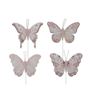 Spring Butterfly/wire 8cm x12