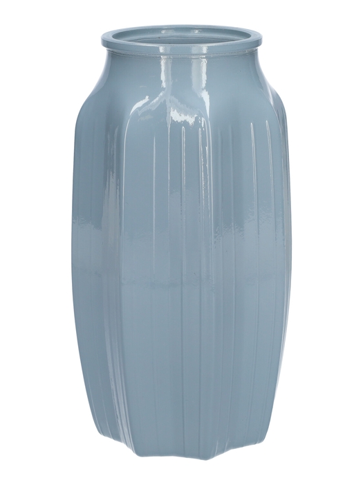 <h4>DF02-664325700 - Vase Suko d8.5/12xh22 light blue milky</h4>