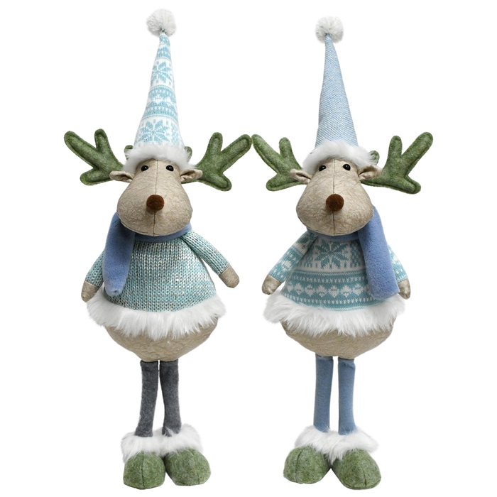 <h4>Dec Standing Reindeer IceBlue</h4>