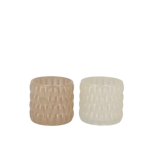 Jazz Sand T-light Bubble Ass 8x7cm