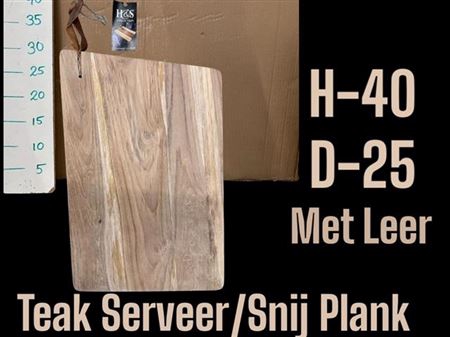 Deco Teak Serveerplank 40x25