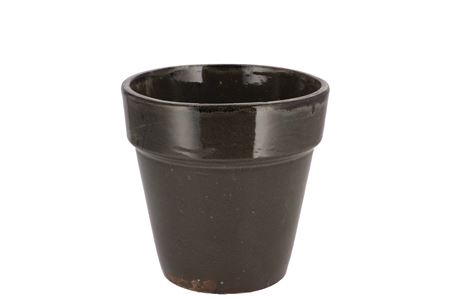 <h4>Ebbi Moss Black Pot Glaze 14x14cm</h4>