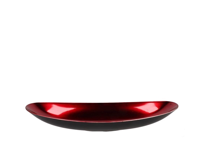 Melamine Lisa Red Pot Oval 40x17x6cm