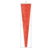 POLI CONE 12 CM X 3 CM X 48 CM C/100 UN SCRIPT VERMELHO