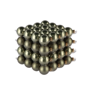 Glass Ball Granite Green 40mm P/64