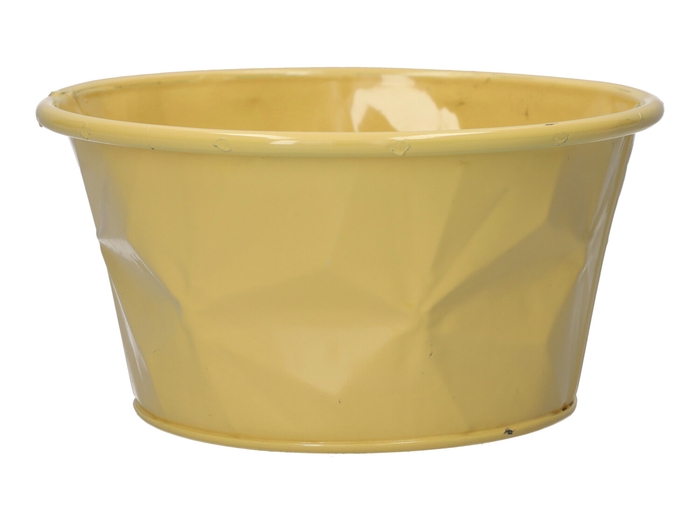 <h4>DF04-666774000 - Planter Zinna d15.5xh8 beige</h4>