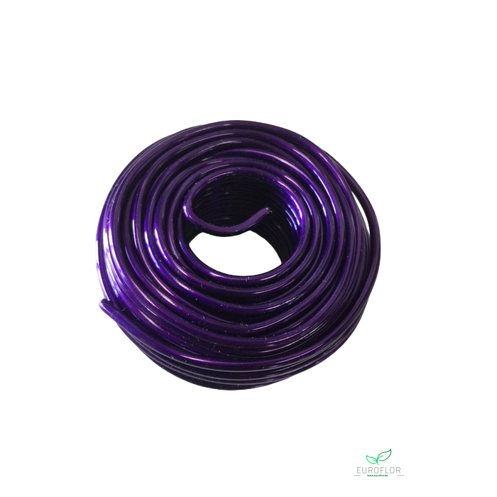<h4>ALUMINIUM WIRE SOFT PURPLE 100GR</h4>