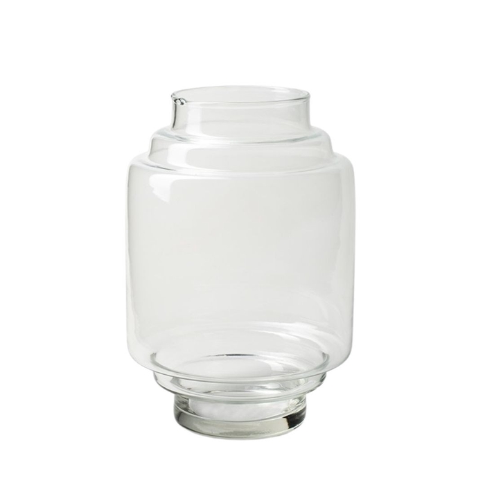 <h4>Glass Vase Lotus d17*25cm</h4>